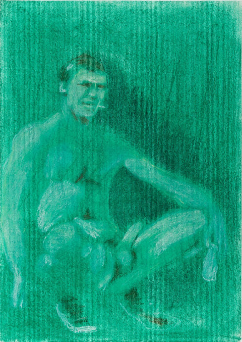 Marcelo Amorim, ‘Untitled’, 2020, - dry pastel on paper – 42 x 30 cm
