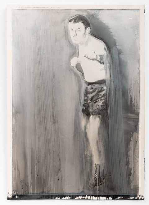 Marcelo Amorim,  ‘Boxers 4’, 2019, - watercolour on paper – 30  x 21 cm