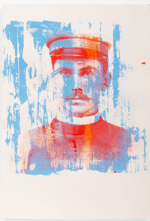 Marcelo Amorim, ‘Untitled 3 - A’ (Army of Salvation), - silkscreen on paper - 110 x 75 cm - (edition of 2)