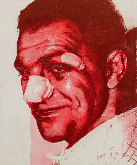 Marcelo Amorim, 'Rocky Marciano’ (Boxers), 2021 - oil on canvas – 60 x 50 cm