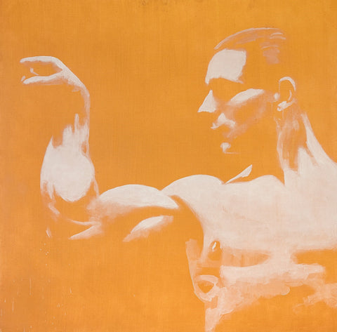 Marcelo Amorim, ‘Untitled 1’ (Big Arms), 2014 - oil on canvas - 100 x 100 cm