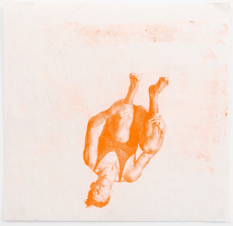 Marcelo Amorim, ‘Untitled in Orange B’, 2022 – silkscreen on paper - 100 x 100 cm – edition of 10 + 04 P.A.s