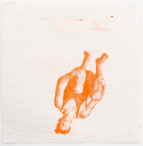 Marcelo Amorim, ‘Untitled in Orange D’, 2022 – silkscreen on paper - 100 x 100 cm – edition of 10 + 04 P.A.s