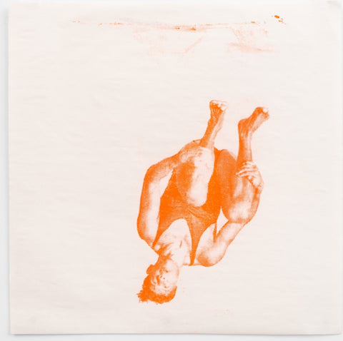 Marcelo Amorim, ‘Untitled in Orange E’, 2022 – silkscreen on paper - 100 x 100 cm – edition of 10 + 04 P.A.s