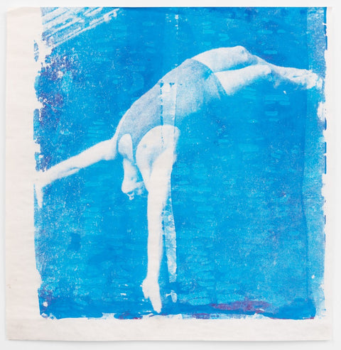 Marcelo Amorim, ‘Untitled in  Blue – A’,  2022 – silkscreen on paper - 100 x 100 cm – edition of 10 + 04 P.A.s