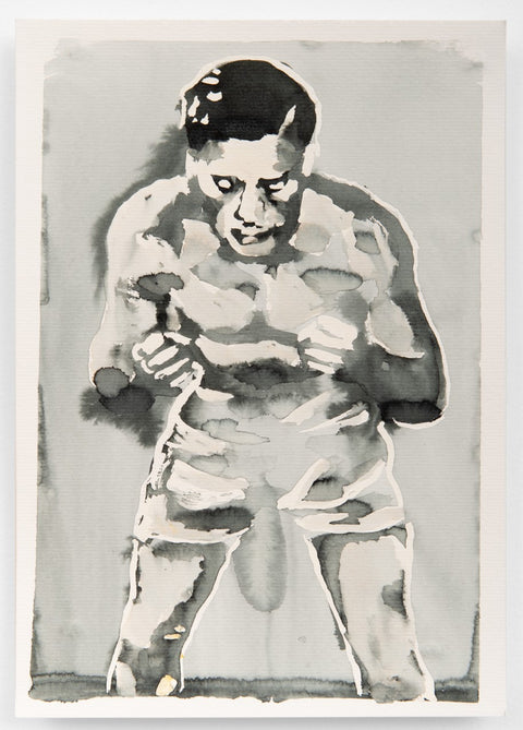 Marcelo Amorim,  ‘Boxers 5’, 2019, - watercolour on paper  – 30  x 21 cm