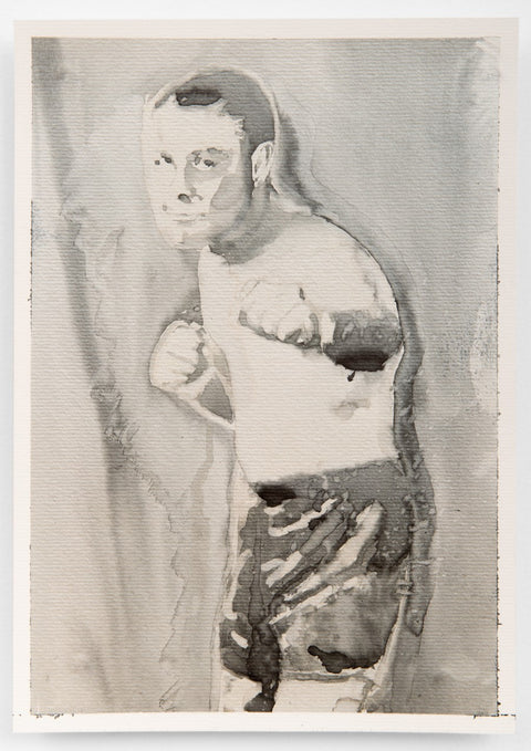 Marcelo Amorim,  ‘Boxers 3’, 2019, - watercolour on paper  – 30  x 21 cm