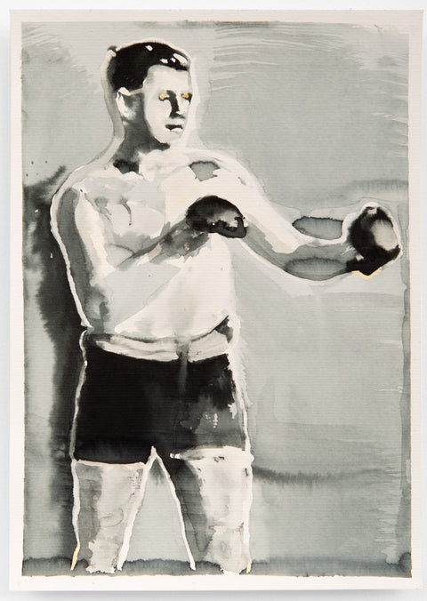 Marcelo Amorim,  ‘Boxers 11’, 2019, - watercolour on paper  – 30  x 21 cm