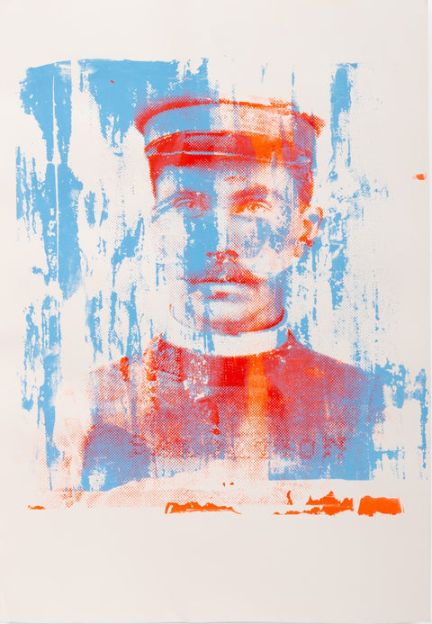 Marcelo Amorim, ‘Untitled 3 - B’ (Army of Salvation), - silkscreen on paper - 110 x 75 cm - (edition of 2)