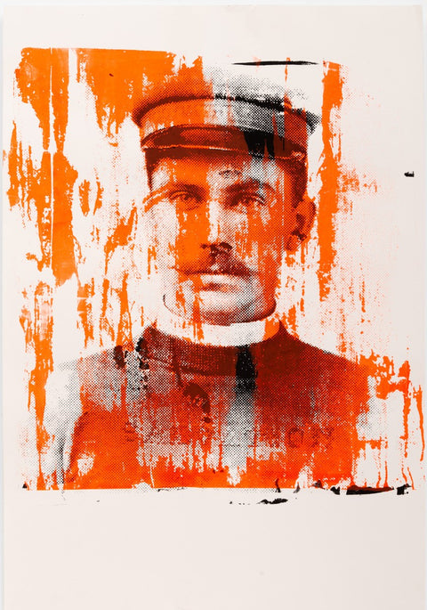 Marcelo Amorim, ‘Untitled 2’ (Army of Salvation), 2021 - silkscreen on paper - 110 x 75 cm (1 of 1)