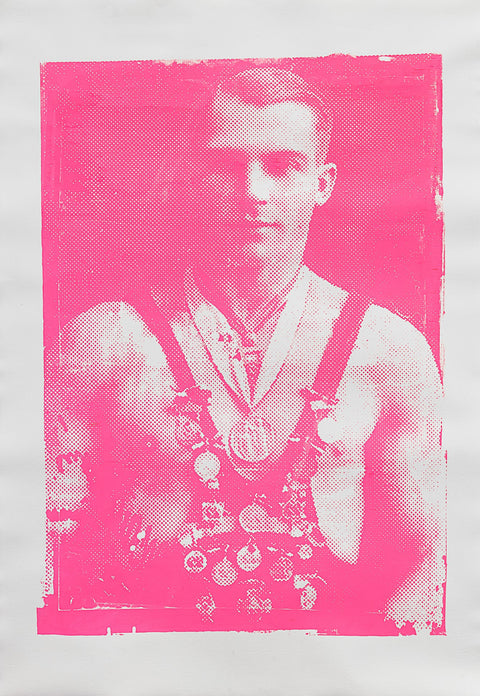 Marcelo Amorim, ‘Untitled 1’  (Medals), 2021, - silkscreen on paper -120 x 80 cm (1 of 1)