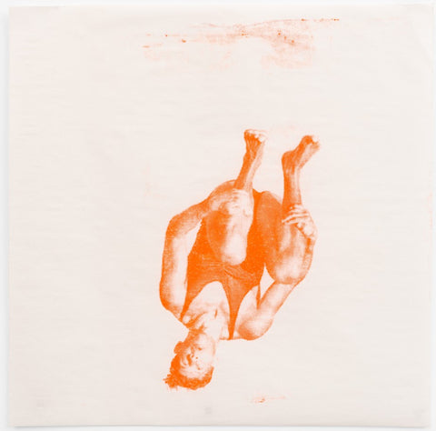Marcelo Amorim, ‘Untitled in Orange - A’, 2022 – silkscreen on paper - 100 x 100 cm – edition of 10 + 04 P.A.s
