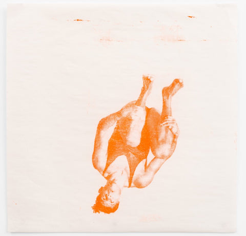 Marcelo Amorim, ‘Untitled in Orange C’, 2022 – silkscreen on paper - 100 x 100 cm – edition of 10 + 04 P.A.s
