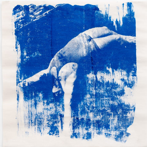 Marcelo Amorim, ‘Untitled in Royal Blue – B’,  2022 – silkscreen on paper - 100 x 100 cm – edition of 10 + 04 P.A.s